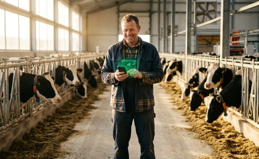 Best free dairy farm apps comparison on mobile and laptop screens