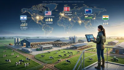 Milk Production Per Cow by Country: 2026 Global Rankings